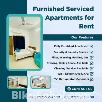3Bed Room Serviced Apartment RENT in Bashundhara R/A.